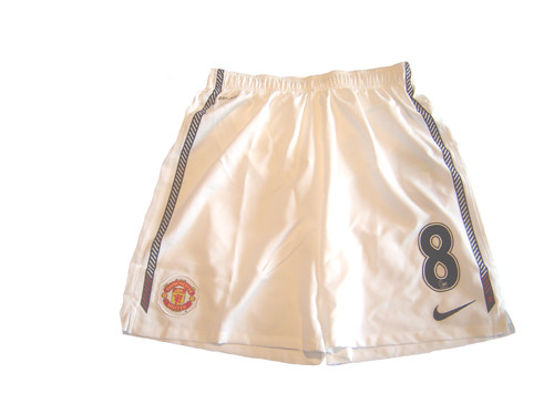 NIKE MANCHESTER UNITED 2011 HOME SHORT WHITE